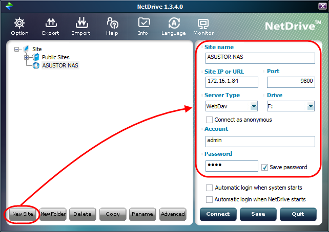 netdrive alternative webdav