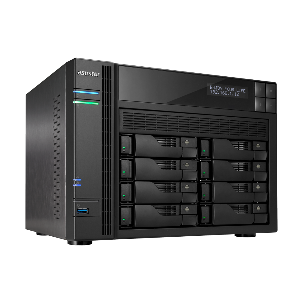 As5108t 成長する企業のための設計 Asustor Nas